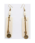 Boucles d'oreille Kito - perles dorées délicates